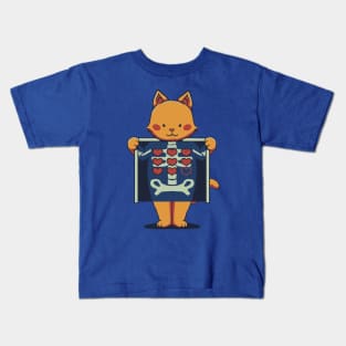 Cat X-Ray 9 Lives by Tobe Fonseca Kids T-Shirt